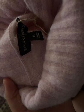 Pink banana republic turtle neck